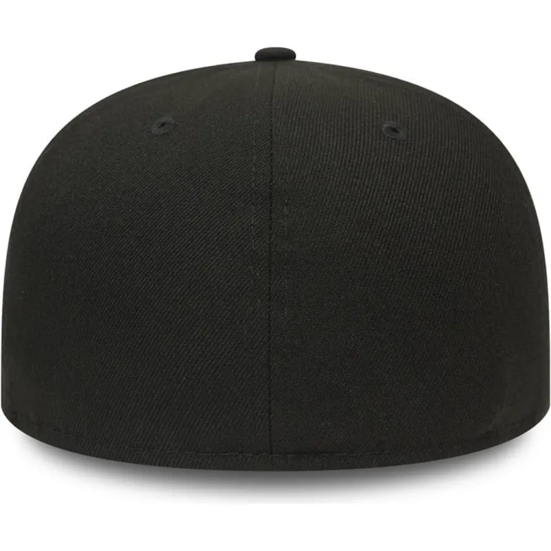 schwarze-enganliegende-59fifty-essential-flat-cap-von-new-era schwarze-enganliegende-59fifty-essential-flat-cap-von-new-era