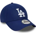 mutzen-gebogen-blau-verstellbares-band-9forty-diamond-era-essential-der-los-angeles-dodgers-mlb-von-new-era