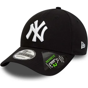 Mützen gebogen schwarz verstellbares band 9FORTY REPREVE League Essential der New York Yankees MLB von New Era