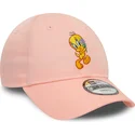 mutzen-gebogen-rosa-verstellbares-band-fur-kinder-9forty-der-piolin-looney-tunes-von-new-era
