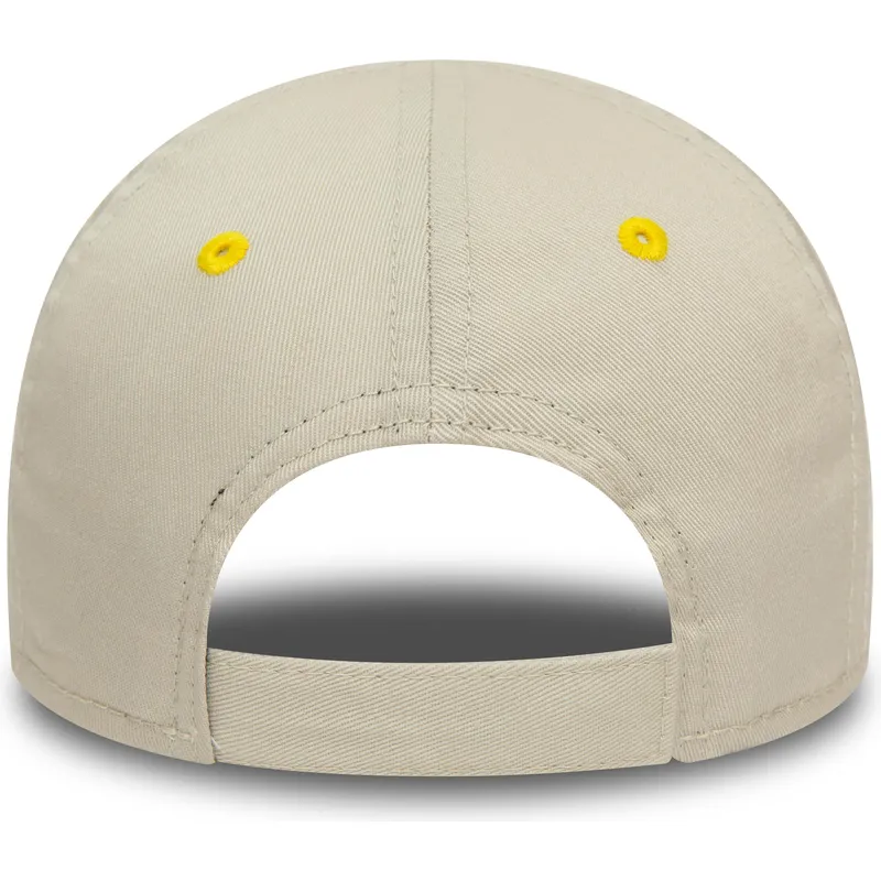 mutzen-gebogen-beige-verstellbares-band-fur-kinder-9forty-character-der-pinguino-von-new-era