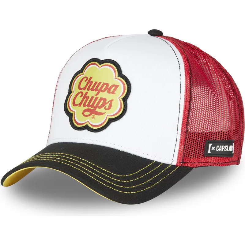 weisse-rote-und-schwarze-trucker-kappe-log2-ct-chupa-chups-von-capslab