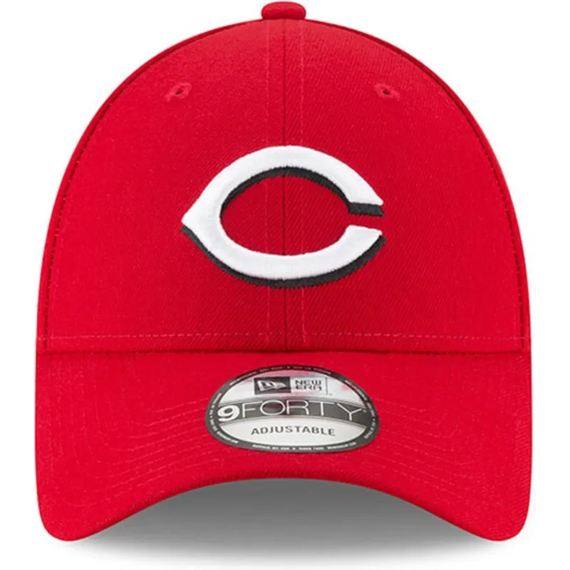 rote-verstellbare-curved-cap-9forty-the-league-der-cincinnati-reds-mlb-von-new-era rote-verstellbare-curved-cap-9forty-the-league-der-cincinnati-reds-mlb-von-new-era