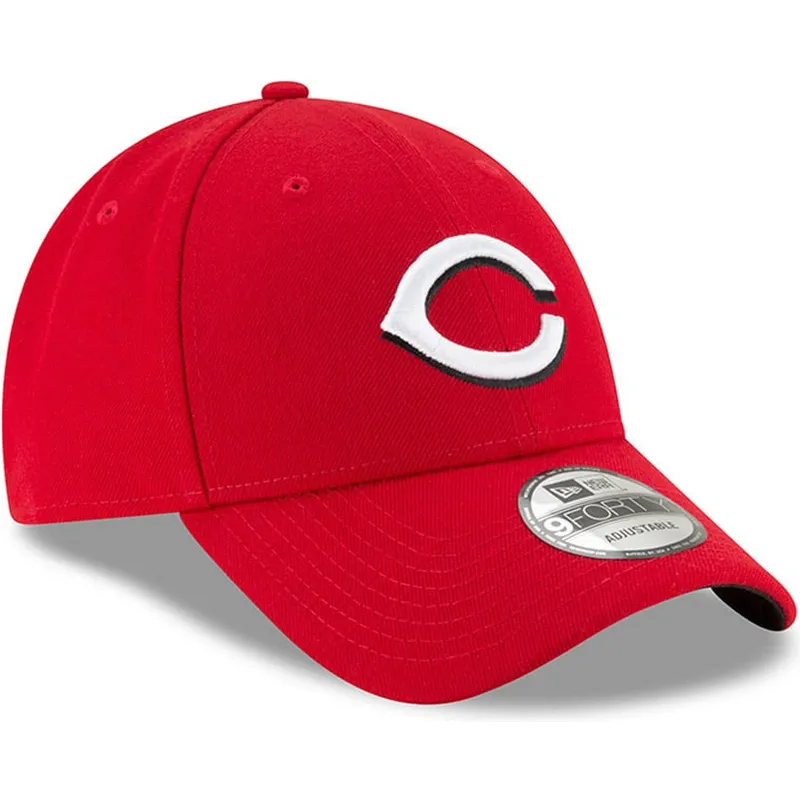 rote-verstellbare-curved-cap-9forty-the-league-der-cincinnati-reds-mlb-von-new-era rote-verstellbare-curved-cap-9forty-the-league-der-cincinnati-reds-mlb-von-new-era