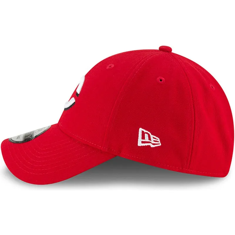 rote-verstellbare-curved-cap-9forty-the-league-der-cincinnati-reds-mlb-von-new-era rote-verstellbare-curved-cap-9forty-the-league-der-cincinnati-reds-mlb-von-new-era