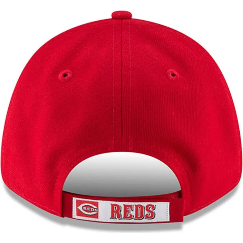 rote-verstellbare-curved-cap-9forty-the-league-der-cincinnati-reds-mlb-von-new-era rote-verstellbare-curved-cap-9forty-the-league-der-cincinnati-reds-mlb-von-new-era