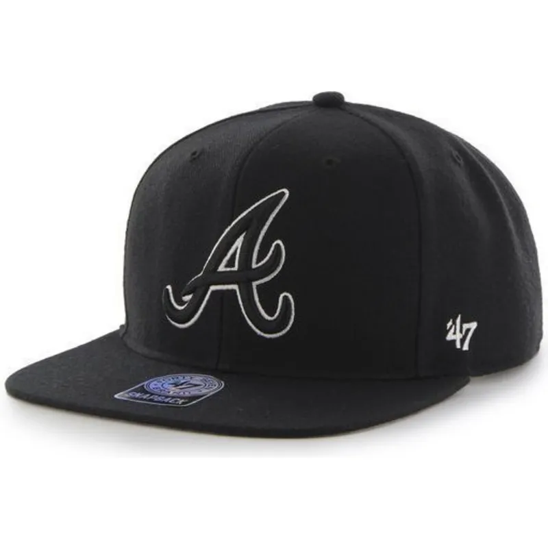 mutzen-flach-schwarz-snapback-der-atlanta-braves-mlb-von-47-brand