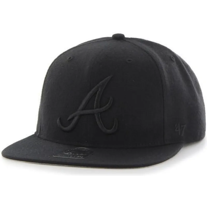 mutzen-flach-schwarz-snapback-der-atlanta-braves-mlb-von-47-brand