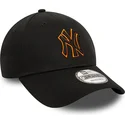 mutzen-gebogen-schwarz-verstellbares-band-9forty-team-outline-der-new-york-yankees-mlb-von-new-era