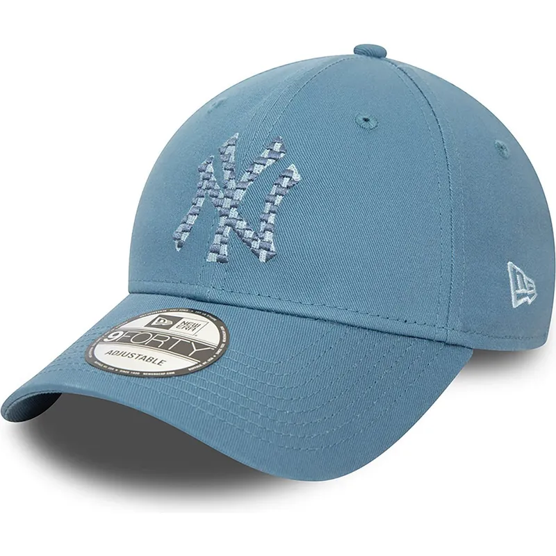 mutzen-gebogen-blau-verstellbares-band-9forty-seasonal-infill-der-new-york-yankees-mlb-von-new-era