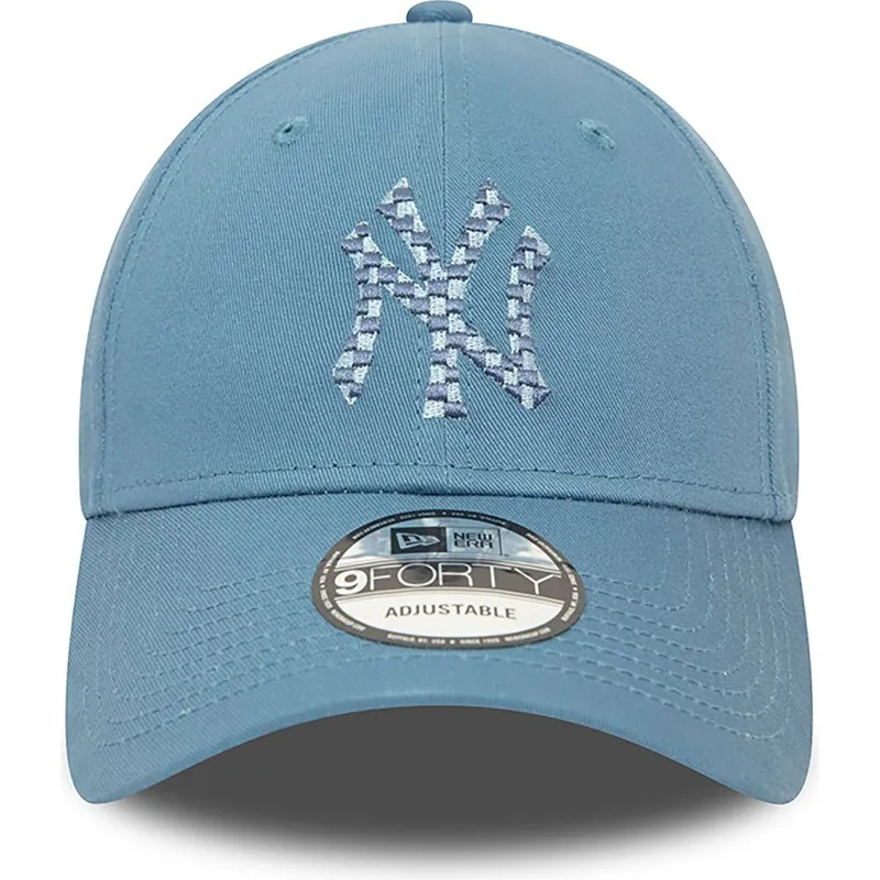 mutzen-gebogen-blau-verstellbares-band-9forty-seasonal-infill-der-new-york-yankees-mlb-von-new-era