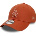 braune-verstellbare-curved-cap-9forty-seasonal-infill-der-los-angeles-dodgers-mlb-von-new-era