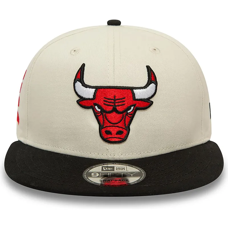 beige-und-schwarze-flache-snapback-kappe-9fifty-logo-der-chicago-bulls-nba-von-new-era beige-und-schwarze-flache-snapback-kappe-9fifty-logo-der-chicago-bulls-nba-von-new-era