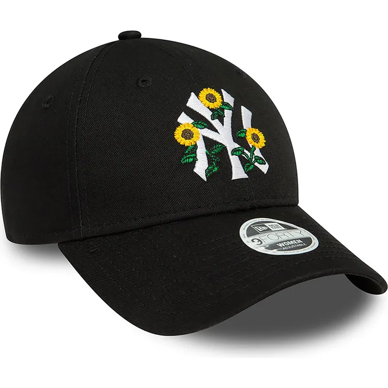 mutzen-gebogen-schwarz-verstellbares-band-9forty-floral-der-new-york-yankees-mlb-von-new-era mutzen-gebogen-schwarz-verstellbares-band-9forty-floral-der-new-york-yankees-mlb-von-new-era