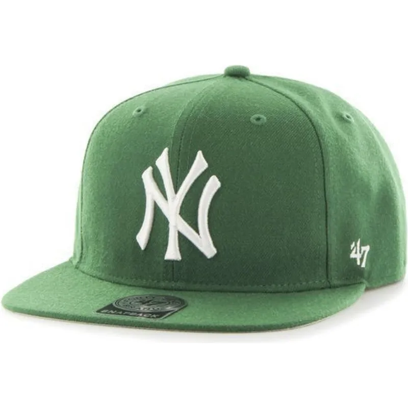 mutzen-flach-grun-snapback-der-new-york-yankees-mlb-von-47-brand