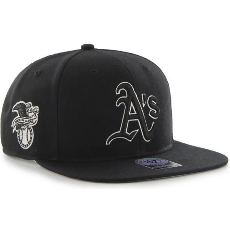 mutzen-flach-schwarz-snapback-der-oakland-athletics-mlb-von-47-brand