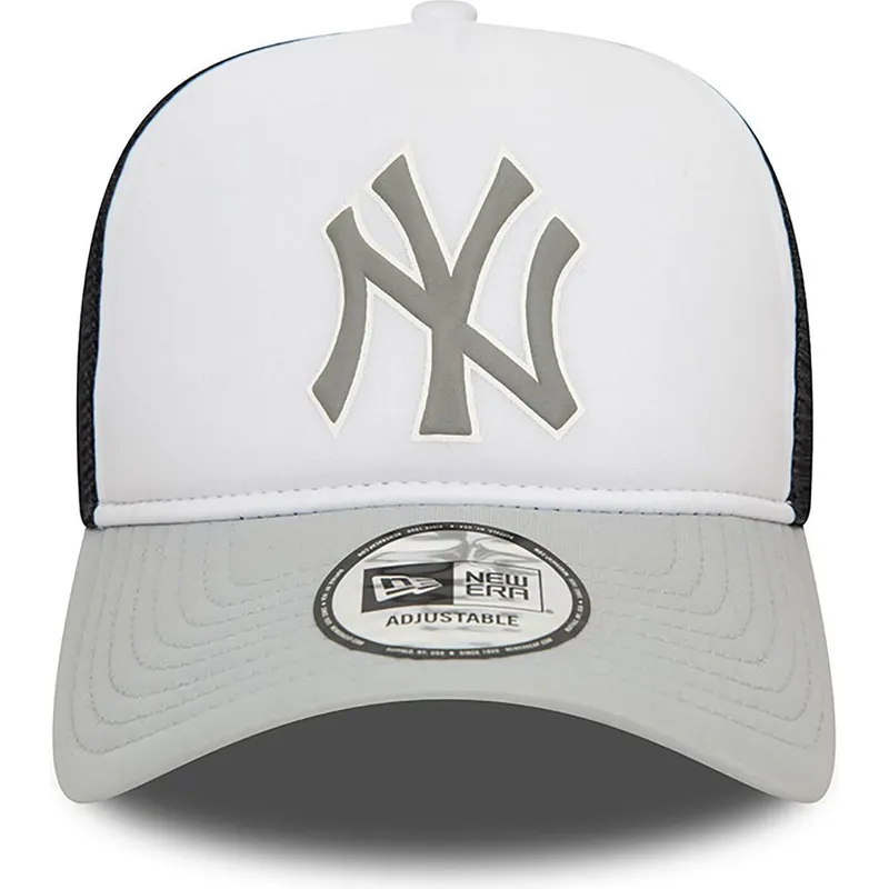 mutzen-gebogen-grau-snapback-a-frame-der-new-york-yankees-mlb-von-new-era mutzen-gebogen-grau-snapback-a-frame-der-new-york-yankees-mlb-von-new-era