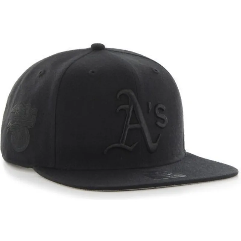 mutzen-flach-schwarz-snapback-der-oakland-athletics-mlb-von-47-brand