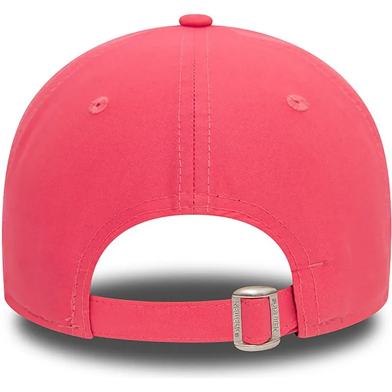 rosa-verstellbare-curved-cap-9forty-flawless-der-new-york-yankees-mlb-von-new-era