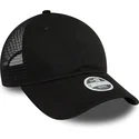 schwarze-verstellbare-trucker-kappe-fur-damen-9twenty-von-new-era