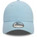 casquette-courbee-bleue-claire-ajustable-9forty-essential-new-era