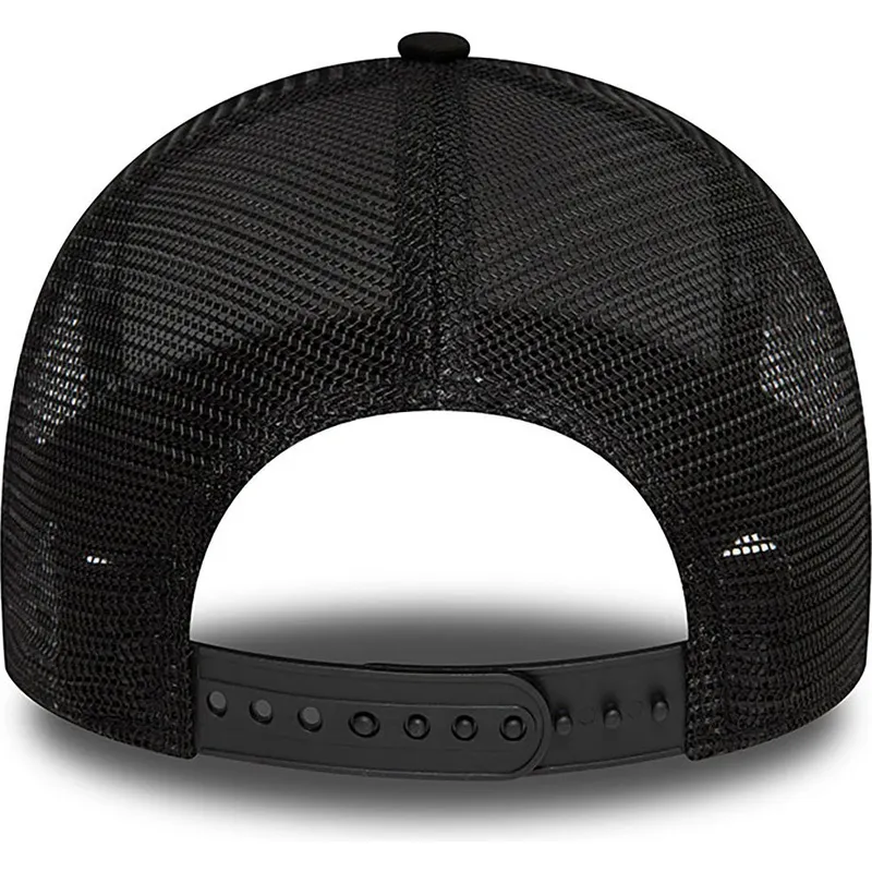 mutzen-gebogen-schwarz-snapback-a-frame-metallic-der-new-york-yankees-mlb-von-new-era