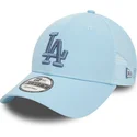 mutzen-gebogen-blau-snapback-9forty-home-field-der-los-angeles-dodgers-mlb-von-new-era