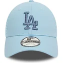mutzen-gebogen-blau-snapback-9forty-home-field-der-los-angeles-dodgers-mlb-von-new-era
