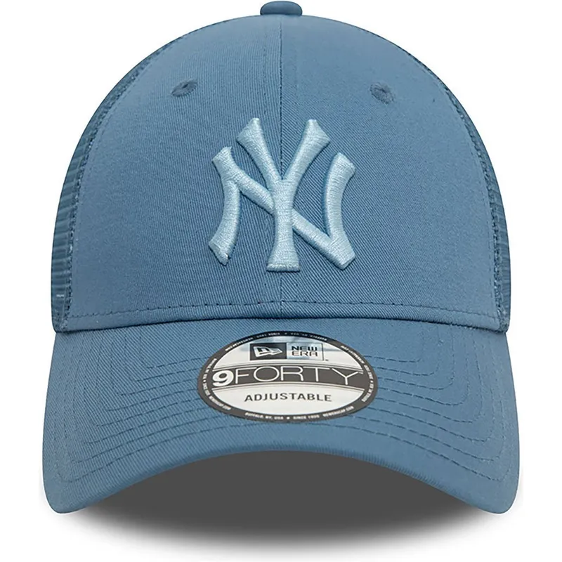 mutzen-gebogen-blau-snapback-9forty-home-field-der-new-york-yankees-mlb-von-new-era