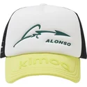 verstellbare-trucker-kappe-weiss-schwarz-und-gelb-aston-martin-f1-team-x-kimoa