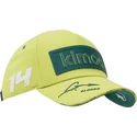 gelbe-und-grune-verstellbare-curved-cap-patch-aston-martin-f1-team-x-kimoa