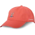 orangefarbene-verstellbare-curved-cap-bugs-bunny-bug2-cd-looney-tunes-von-capslab