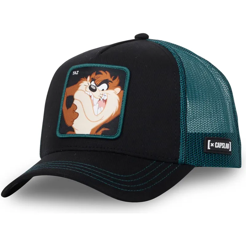 schwarze-und-blaue-trucker-kappe-tasmanischer-teufel-taz1-ct-looney-tunes-von-capslab