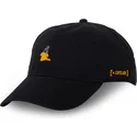 schwarze-verstellbare-curved-cap-daffy-duck-daf-looney-tunes-von-capslab