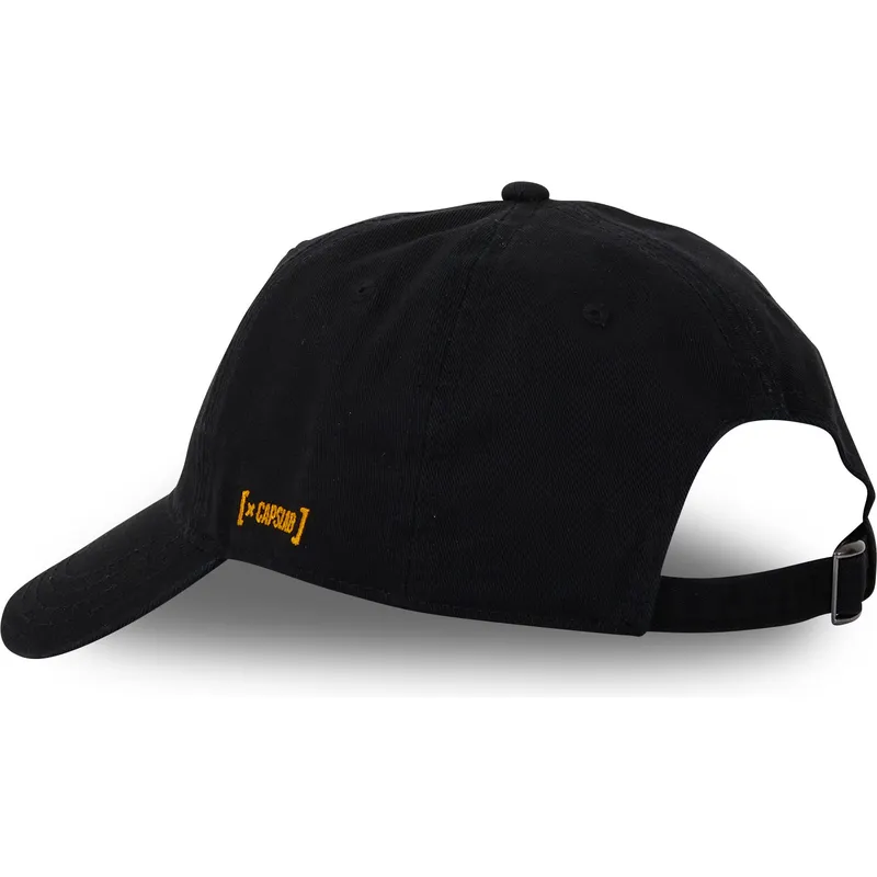 schwarze-verstellbare-curved-cap-daffy-duck-daf-looney-tunes-von-capslab