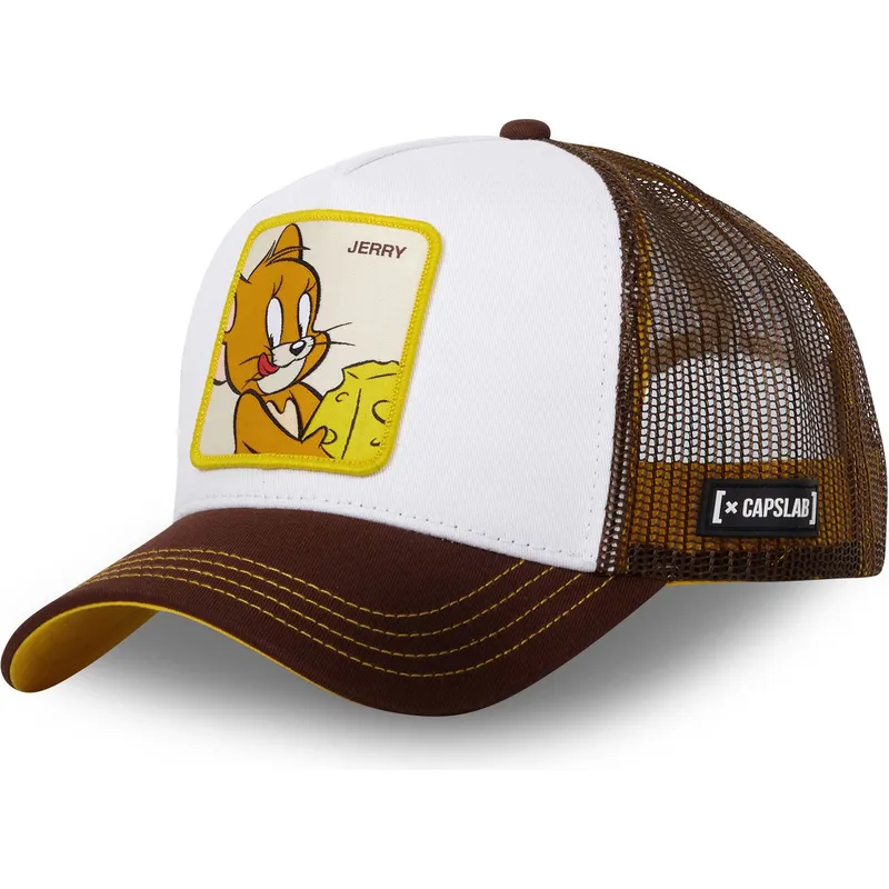 mutzen-gebogen-braun-snapback-jerry-looney-tunes-von-capslab mutzen-gebogen-braun-snapback-jerry-looney-tunes-von-capslab