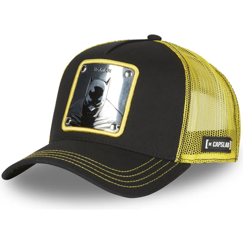 casquette-trucker-noire-et-jaune-batman-bat3-dc-comics-capslab