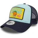 casquette-trucker-bleue-summer-sessions-a-frame-patch-new-era