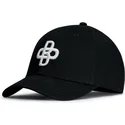 schwarze-verstellbare-curved-cap-baseball-peach-von-oblack