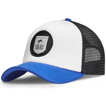 Mützen gebogen blau snapback von Oblack