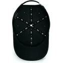schwarze-verstellbare-curved-cap-mit-schwarzem-logo-baseball-peach-von-oblack