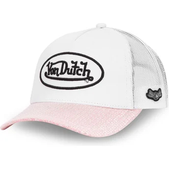 Mützen gebogen weiß snapback SHINY P von Von Dutch