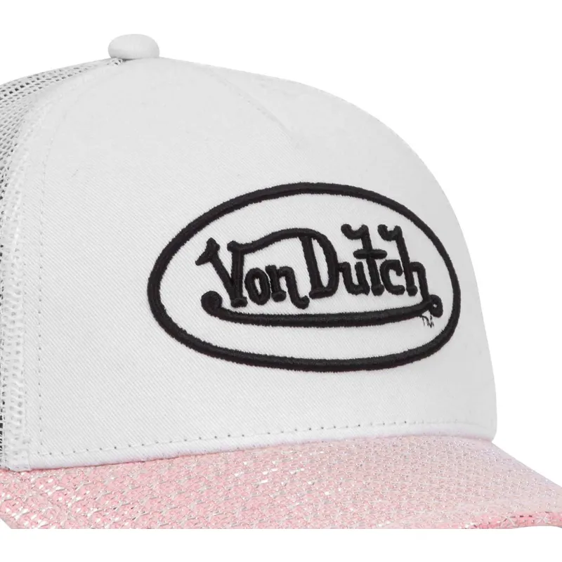 weisse-und-rosa-trucker-kappe-shiny-p-von-von-dutch