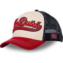 trucker-cap-beige-marineblau-und-rot-bas-von-von-dutch