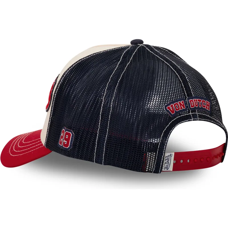 trucker-cap-beige-marineblau-und-rot-bas-von-von-dutch