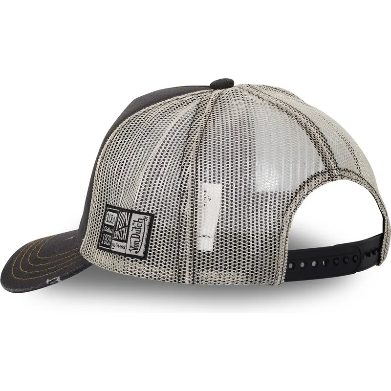 schwarze-und-graue-trucker-kappe-crew13-von-von-dutch schwarze-und-graue-trucker-kappe-crew13-von-von-dutch
