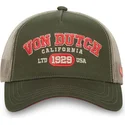 casquette-trucker-verte-col-von-dutch