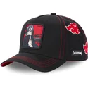 mutzen-gebogen-schwarz-snapback-fur-kinder-itachi-uchiha-naruto-von-capslab