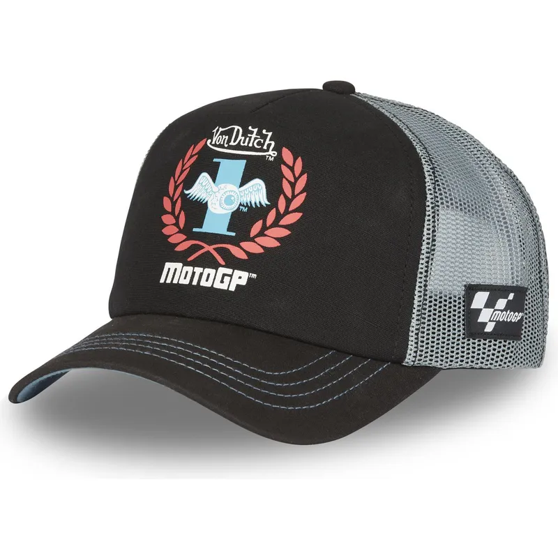 schwarze-und-graue-trucker-kappe-moto-gp4-von-von-dutch