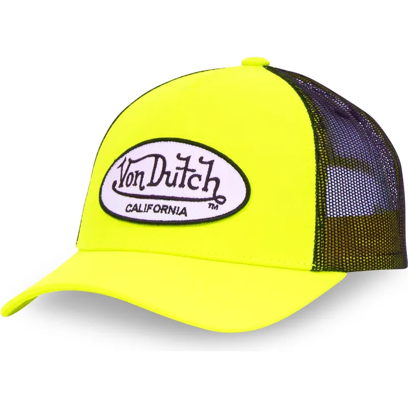gelb-schwarze-trucker-kappe-fresh20-von-von-dutch gelb-schwarze-trucker-kappe-fresh20-von-von-dutch